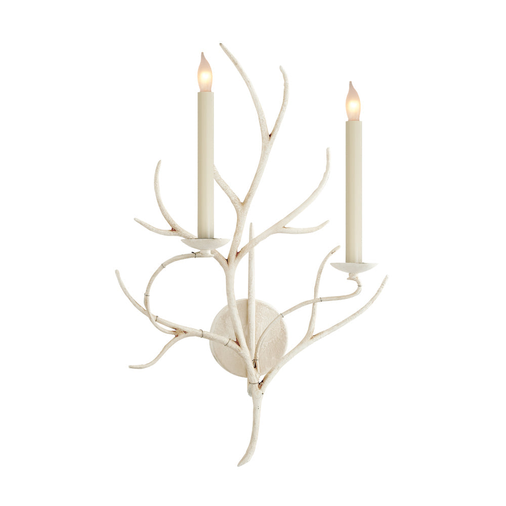 Duvor Double Candle Wall Sconce-Neutral Decor