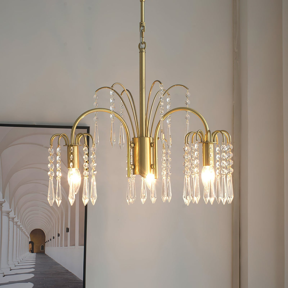 Voyant Prime Luxe Bougie Cristal Lustre