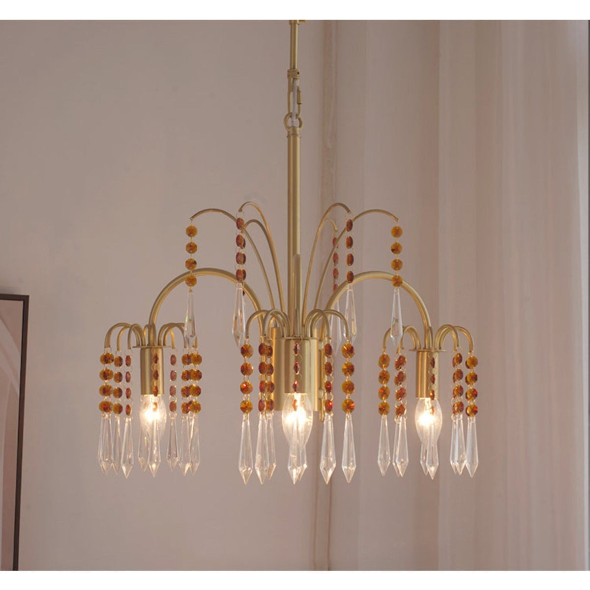 Voyant Prime Luxe Bougie Cristal Lustre