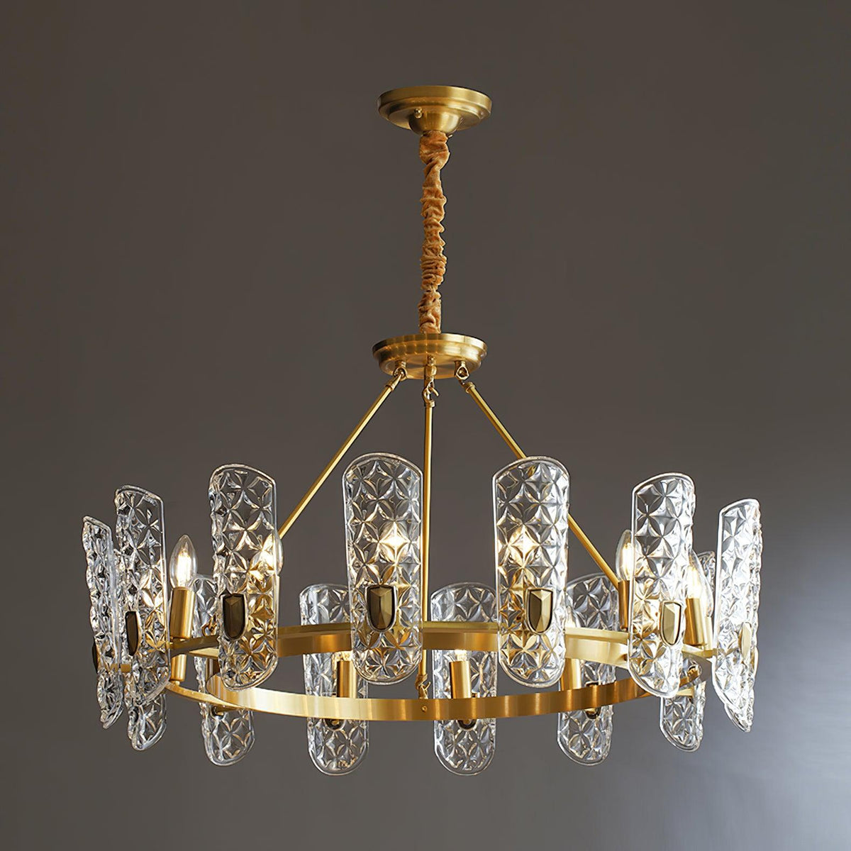 Ivaranne Lustre Central en Laiton Élégant