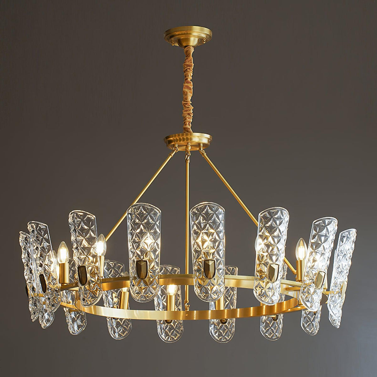 Ivaranne Lustre Central en Laiton Élégant