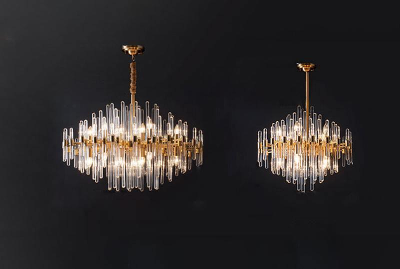 Rilenae Lustre en Laiton Antique de Luxe