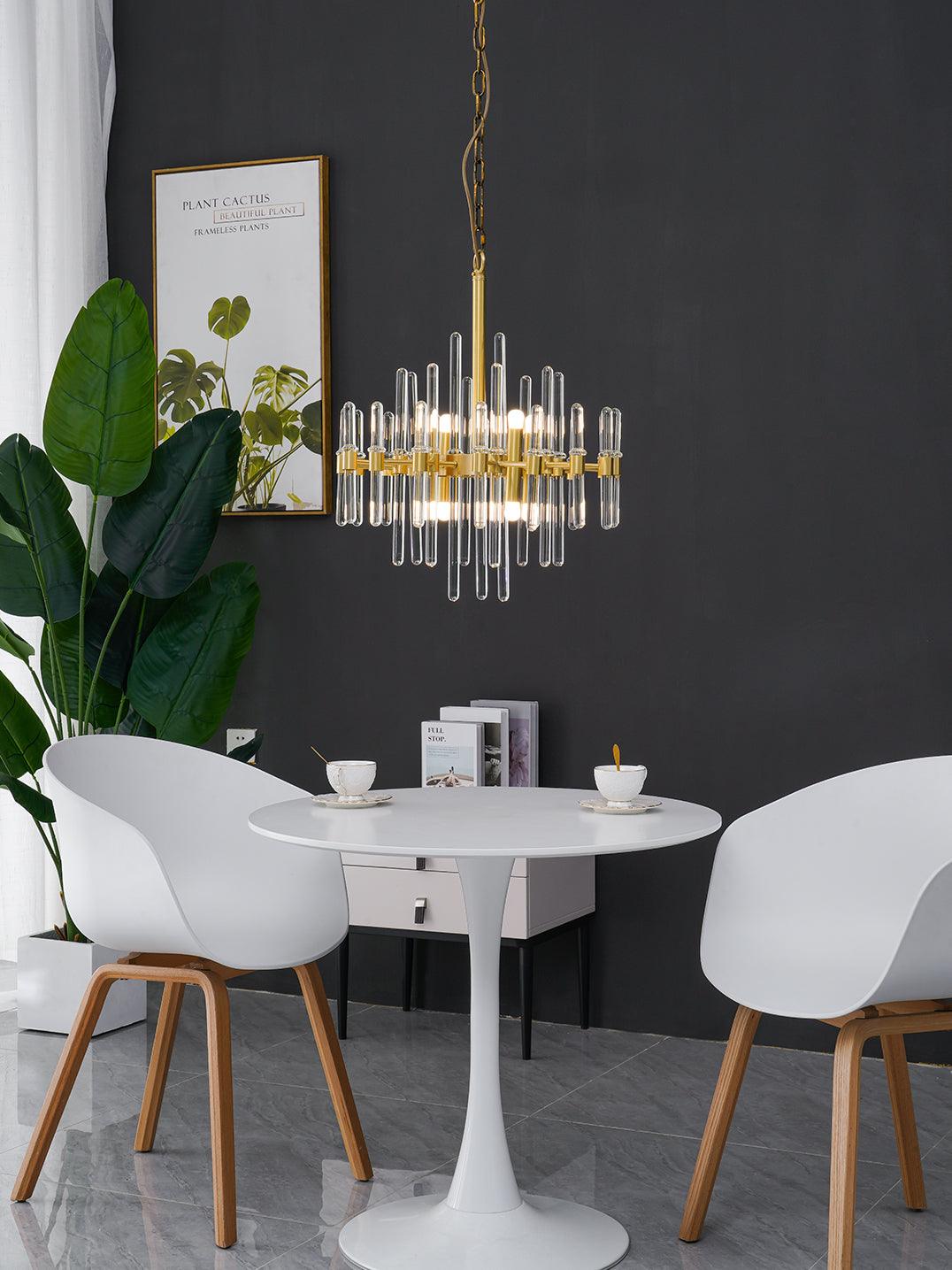 Rilenae Lustre en Laiton Antique de Luxe