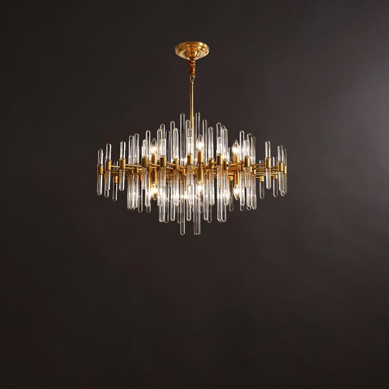 Rilenae Lustre en Laiton Antique de Luxe