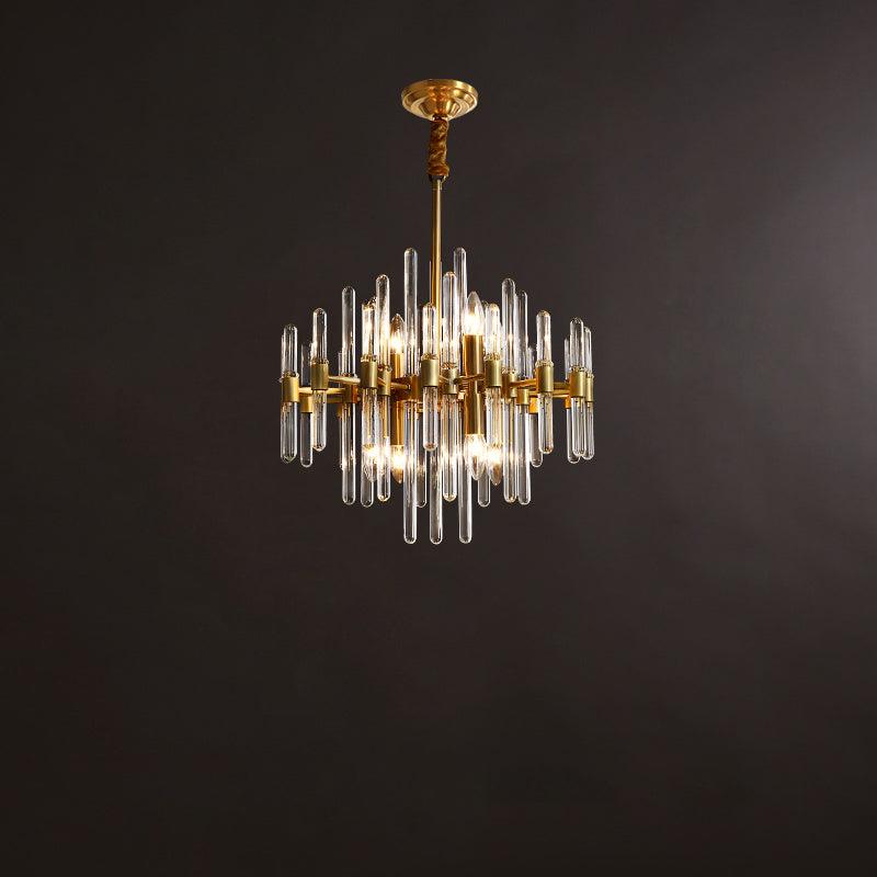 Rilenae Lustre en Laiton Antique de Luxe