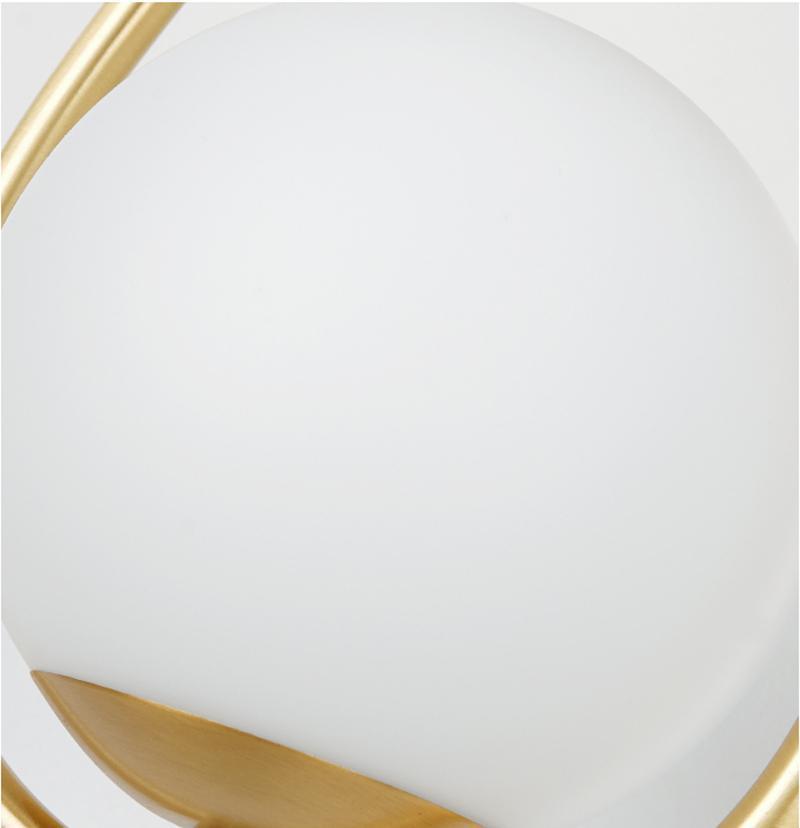 Talira Moderne Minimaliste Vanité Laiton Verre Applique Murale