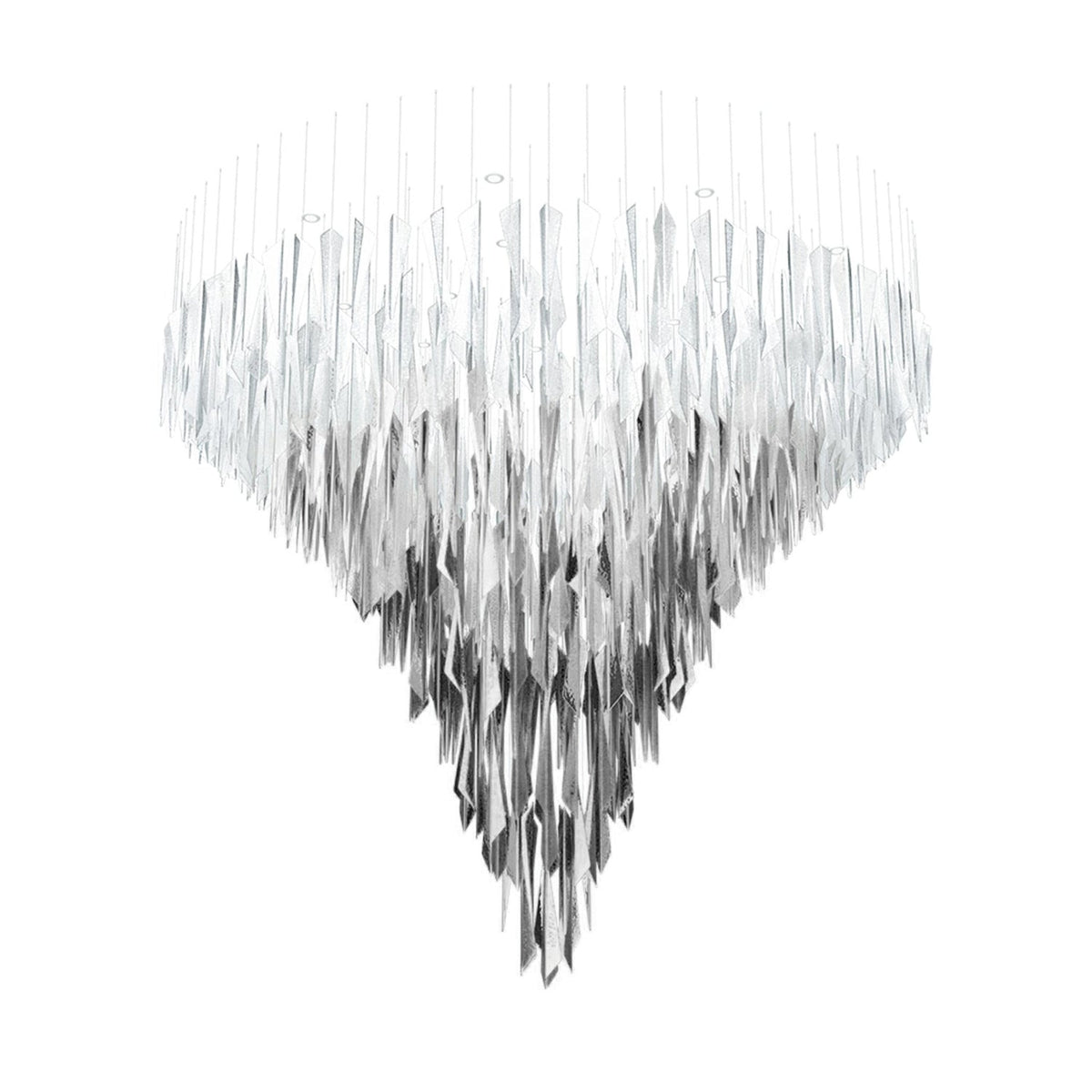 Clarene Verre Plume Forme Lustre