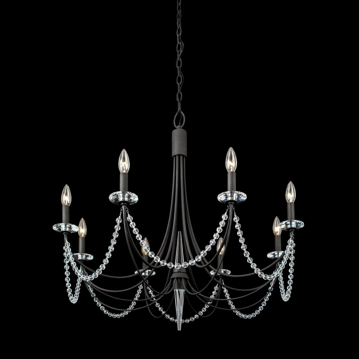 Purelux Postmodern Luxe Laiton Métal Cristal Lustre