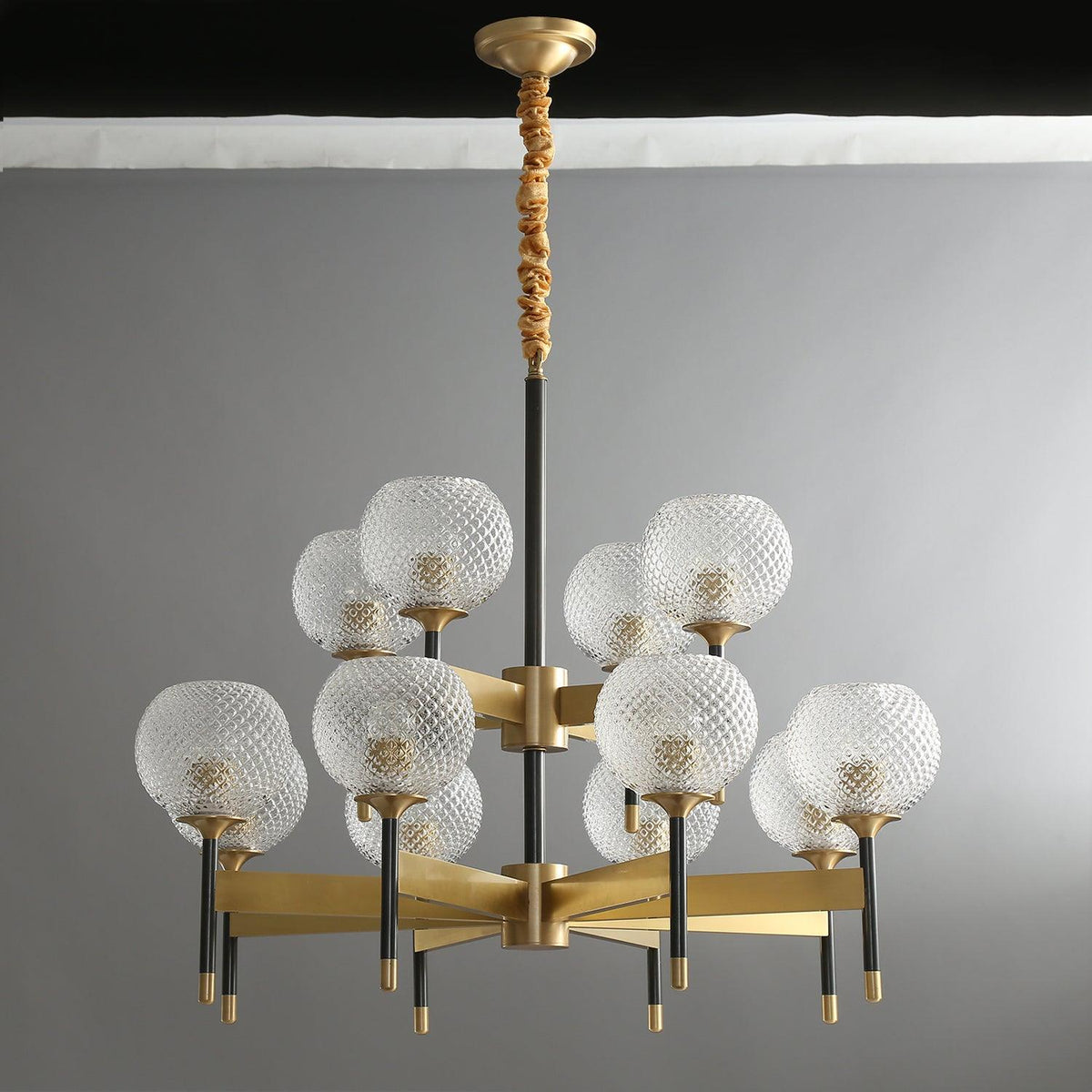 Glint Lustre Moderne en Laiton