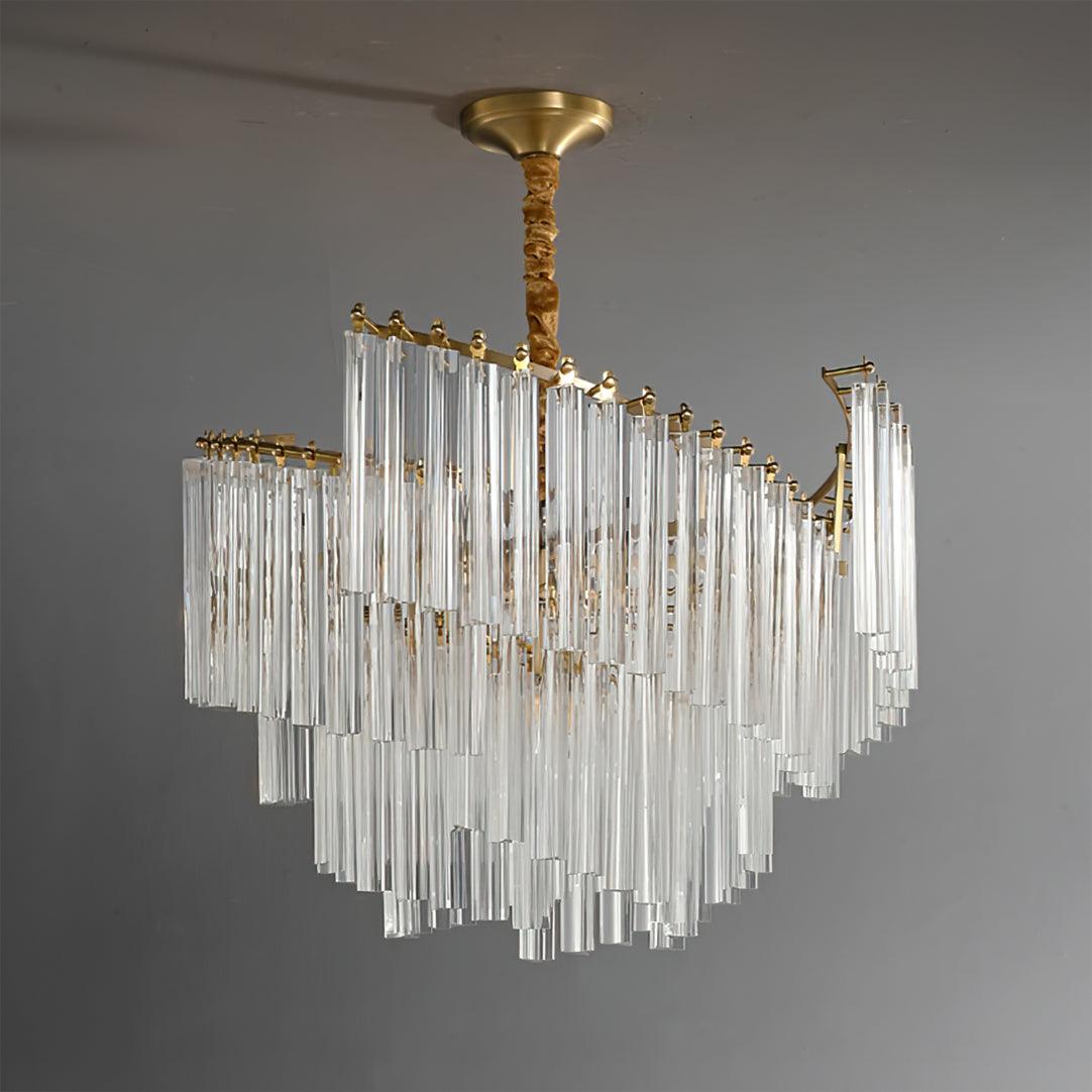 Galalis Lustre Postmoderne de Luxe en Cristal Brinicle