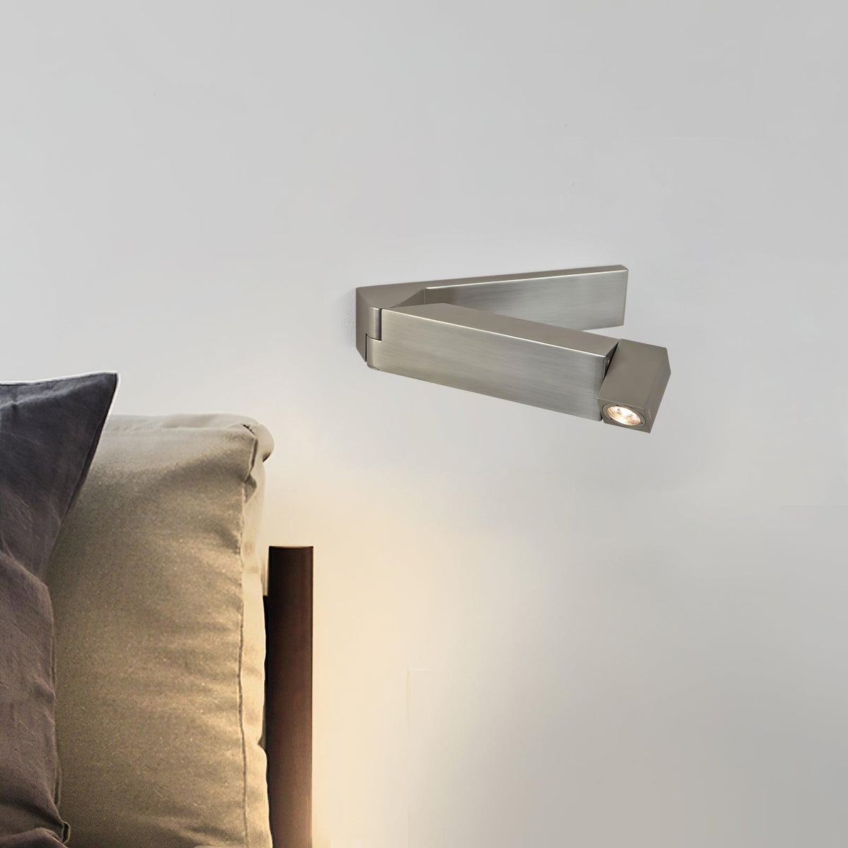 LED Wall Sconce Aluminum Alloy Body Matt Black Nickel Minimalist-Neutral Decor
