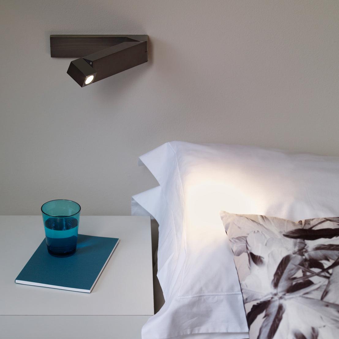 LED Wall Sconce Aluminum Alloy Body Matt Black Nickel Minimalist-Neutral Decor