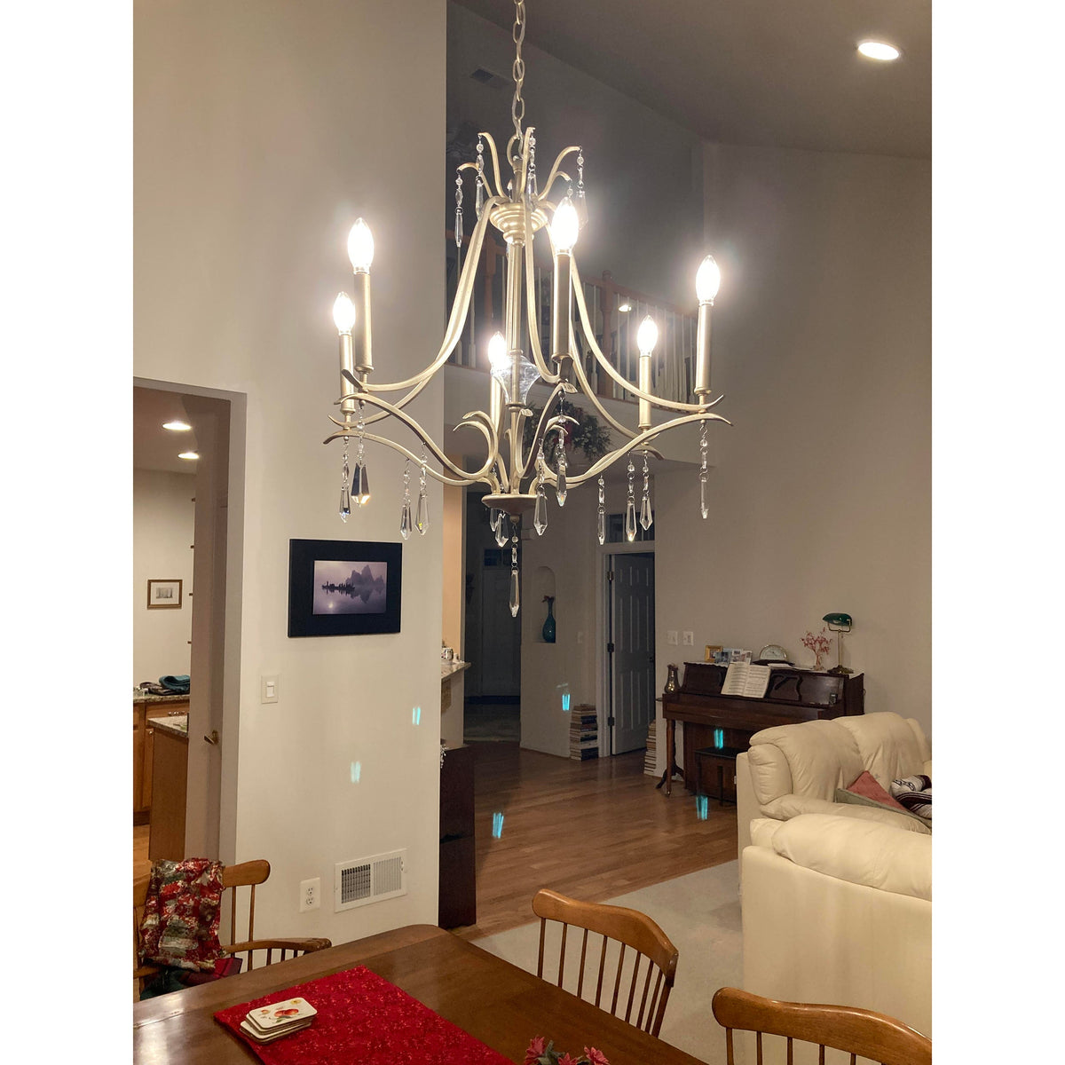 Lyra Lustre Cristal Cuivre Luxe Postmoderne