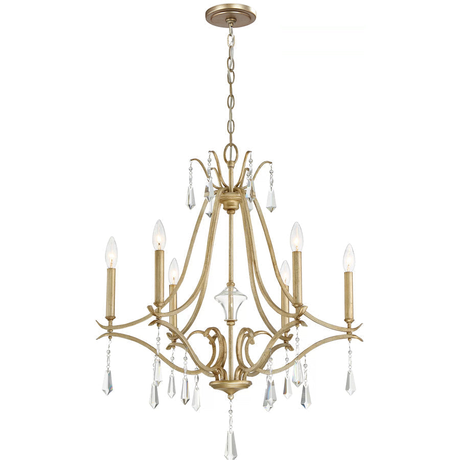 Lyra Lustre Cristal Cuivre Luxe Postmoderne
