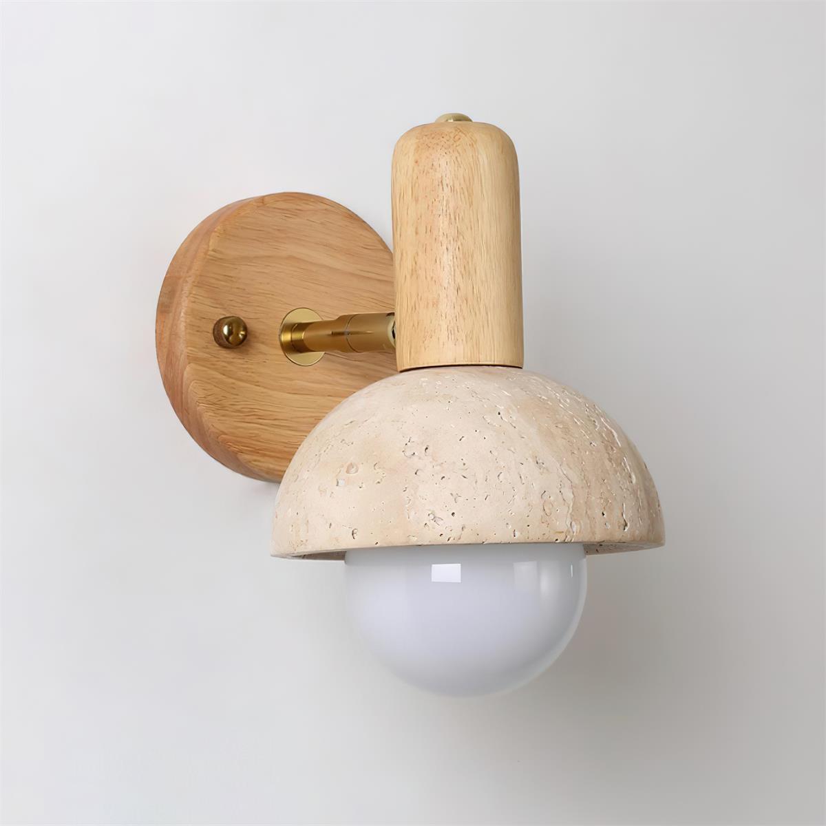Oswin Travertine Wall Lamp-Neutral Decor