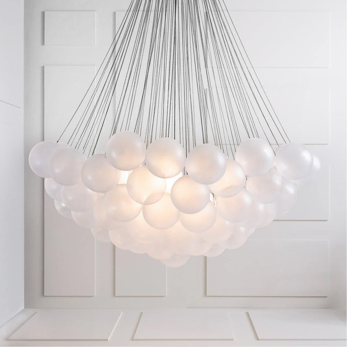 Fayne Suspension Bulle à Globe en Verre