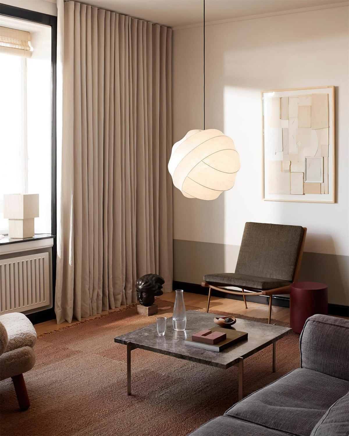 Bubble Ball Pendant Lamp-Neutral Decor