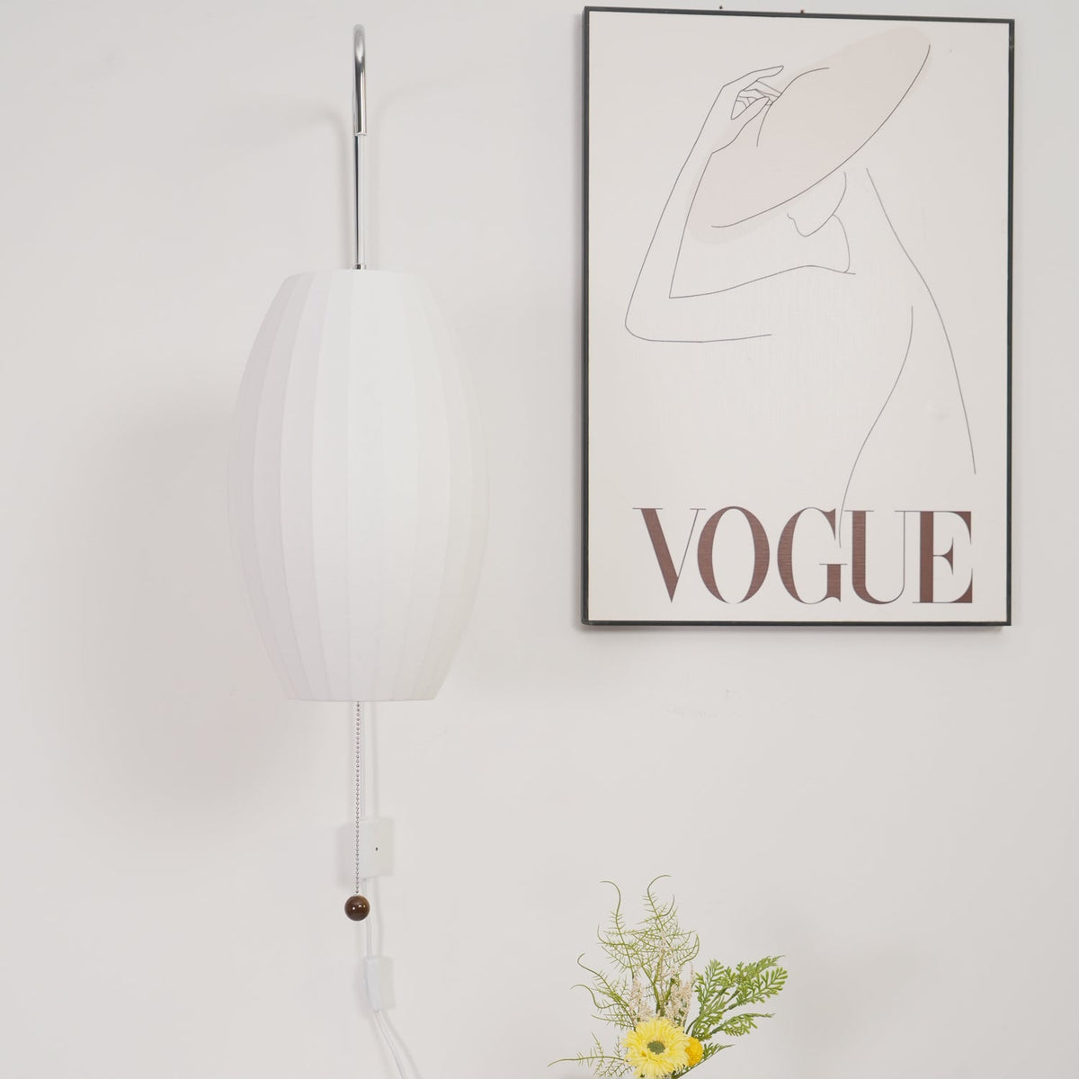 Veriana Applique Murale Boule en Noyer
