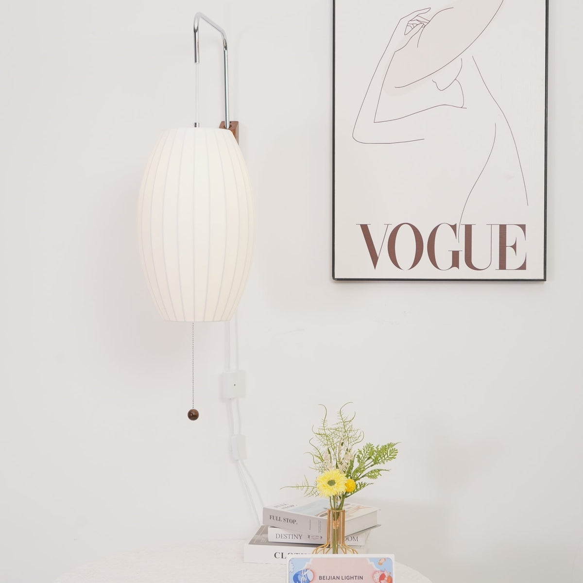 Veriana Applique Murale Boule en Noyer