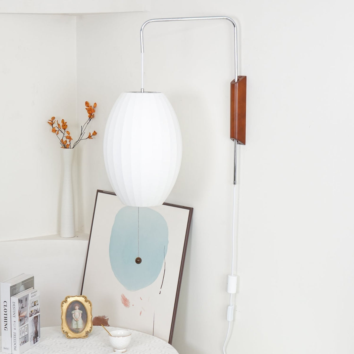 Veriana Applique Murale Boule en Noyer