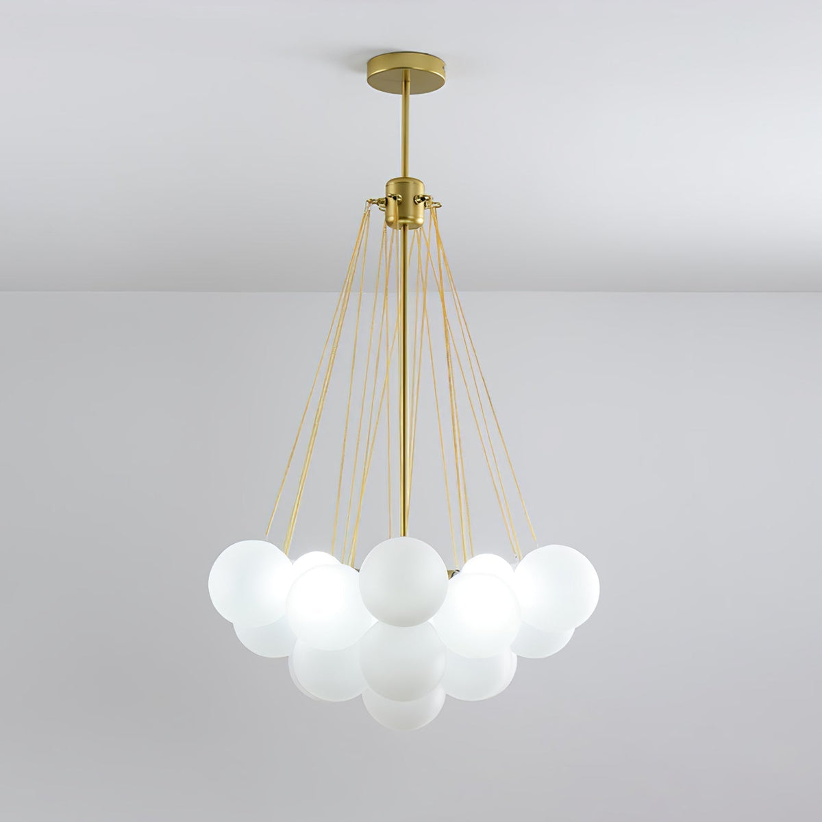 Fayne Suspension Bulle à Globe en Verre