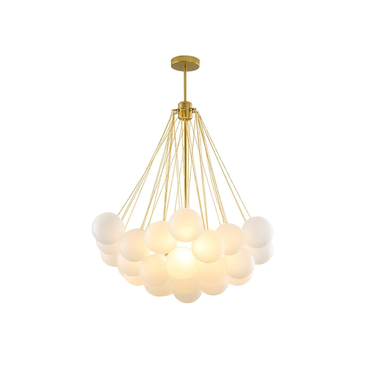 Fayne Suspension Bulle à Globe en Verre