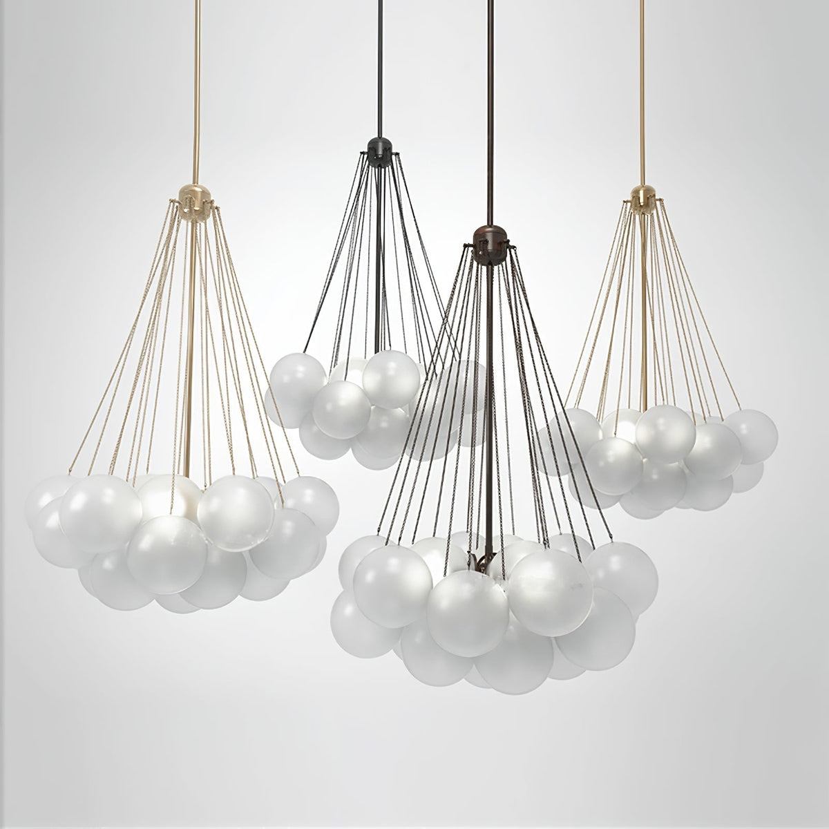 Fayne Suspension Bulle à Globe en Verre