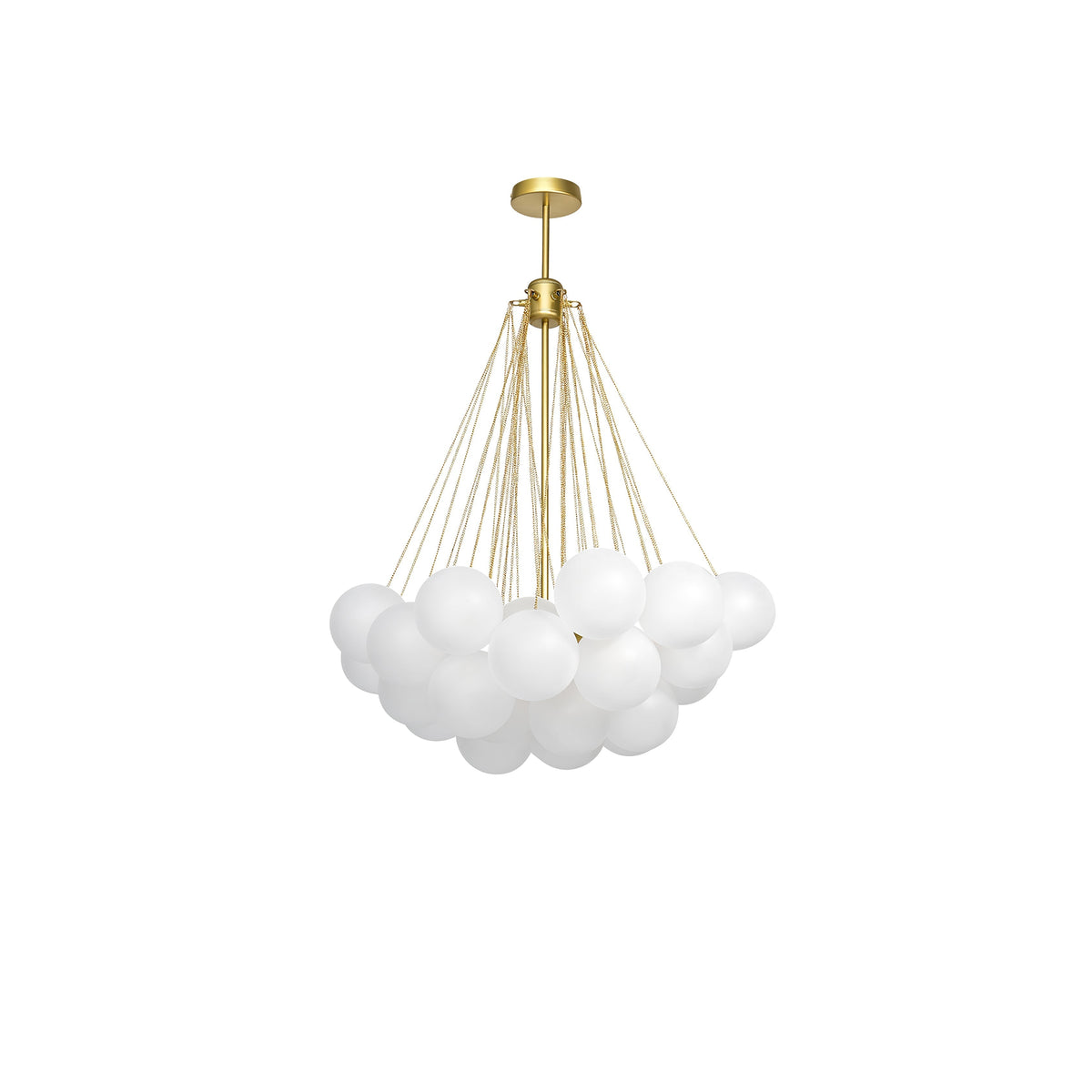 Fayne Suspension Bulle à Globe en Verre