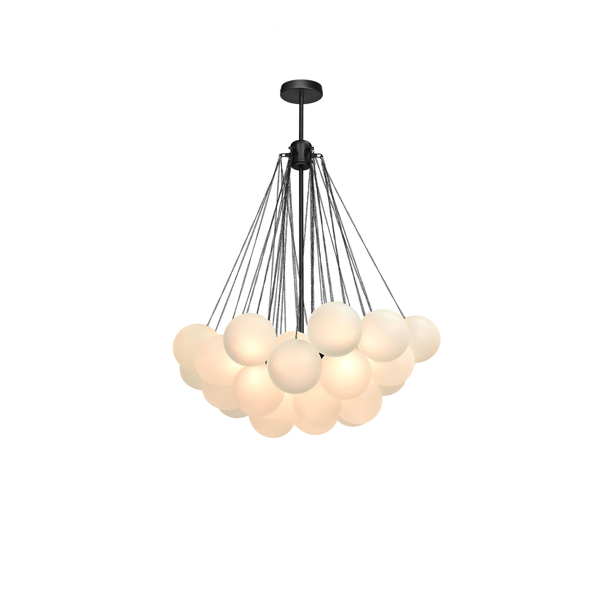 Fayne Suspension Bulle à Globe en Verre