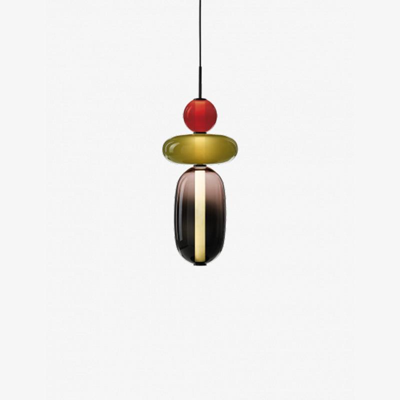 Noxic Suspension Artistique en Verre et Acrylique