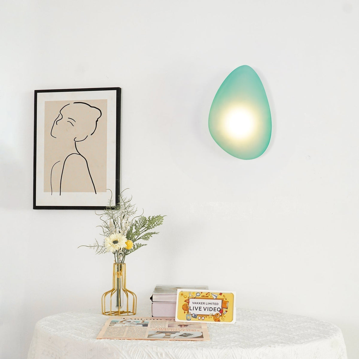 Cyreva Applique Murale Verre Bulle