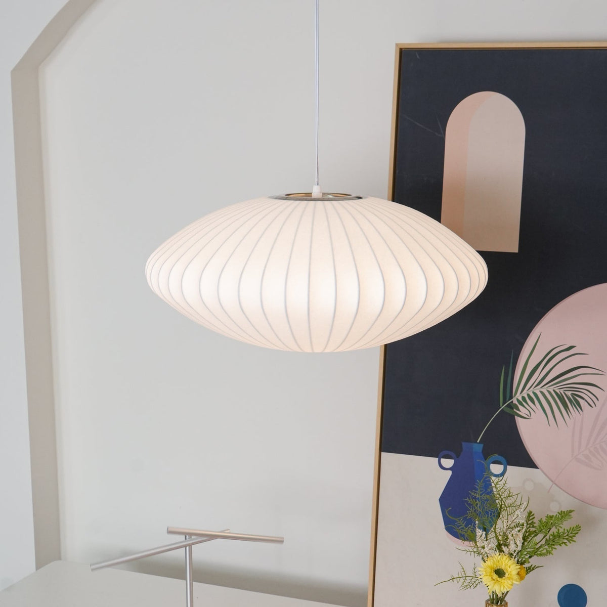Wilara Suspension Lampe Bulle Géométrique