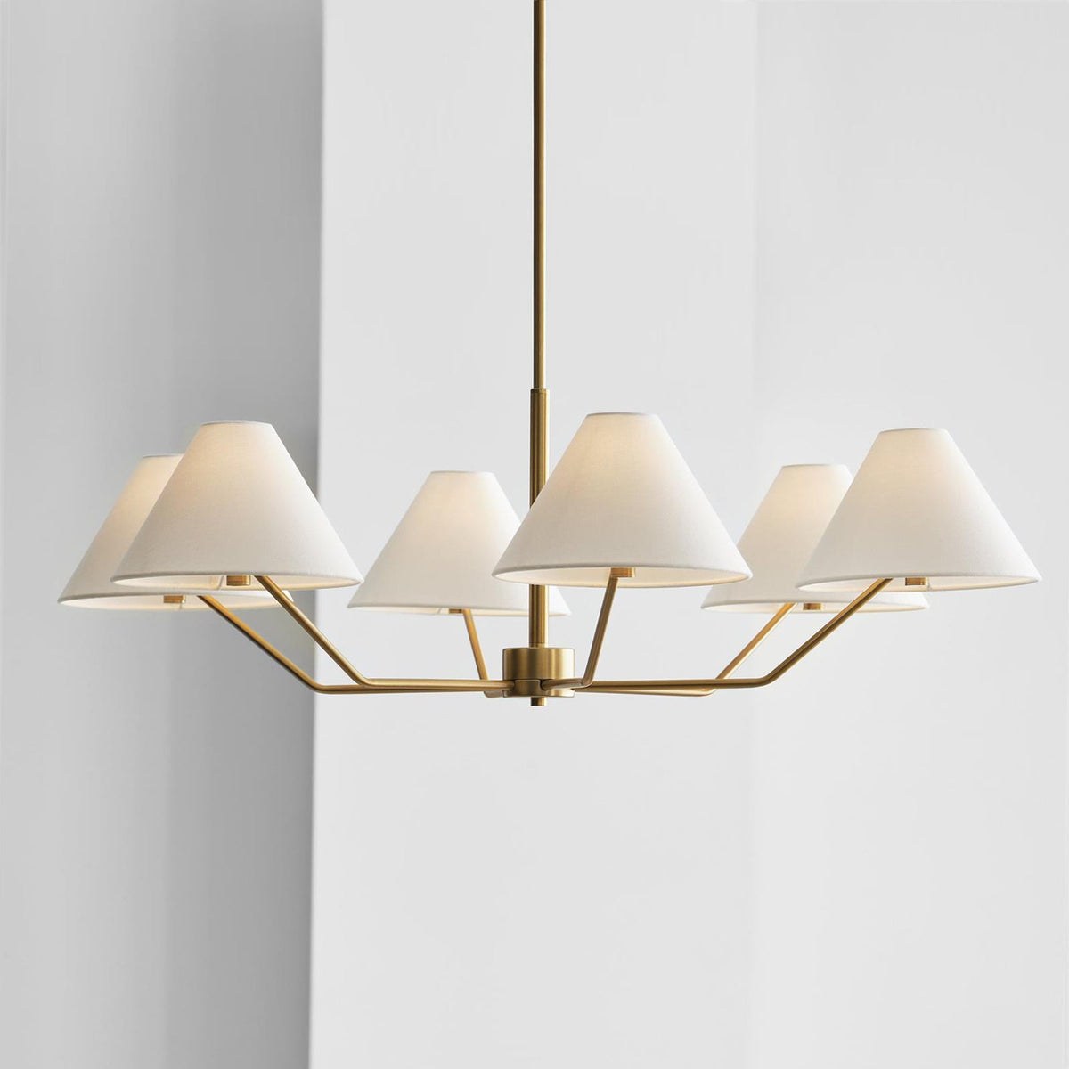 Vortex Lustre en tissu de style industriel traditionnel et vintage