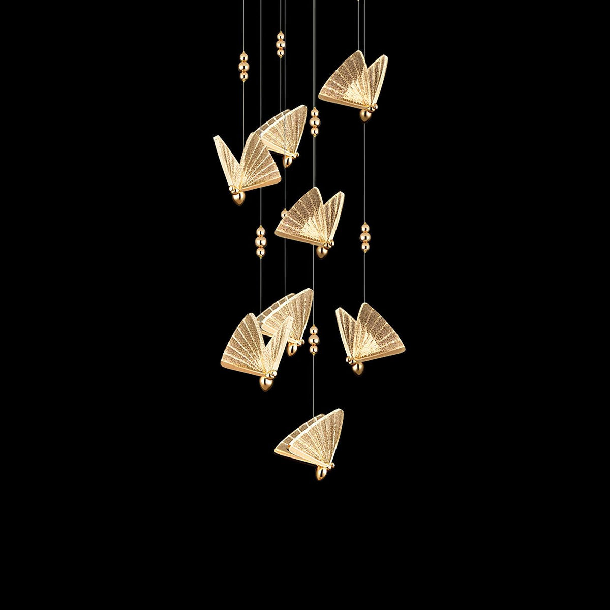 Lunora Lampe Suspendue Moderne Papillon