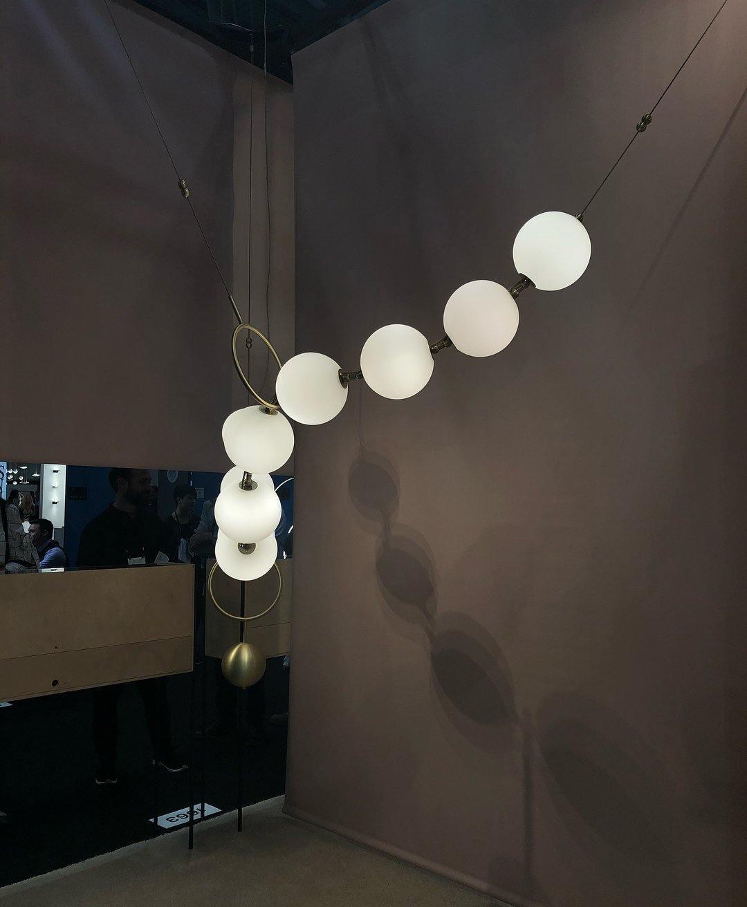 Laureya Suspension Lampe Collier en Verre