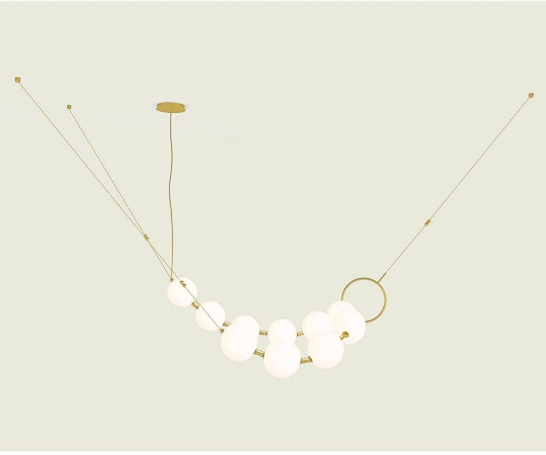 Laureya Suspension Lampe Collier en Verre