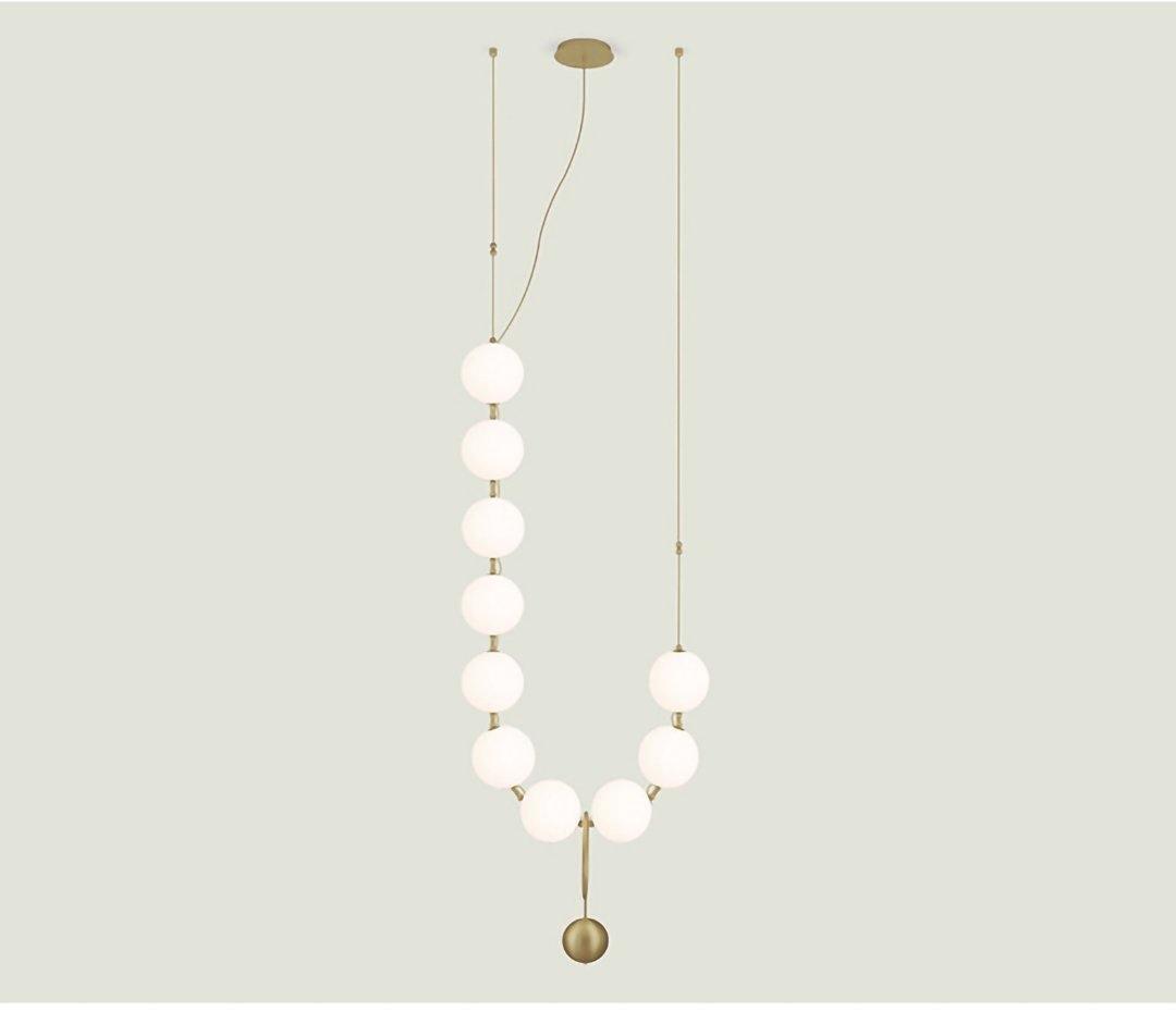 Laureya Suspension Lampe Collier en Verre