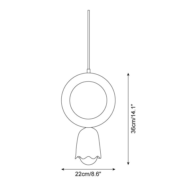 Givnoa Minimalist Pendant Light-Neutral Decor