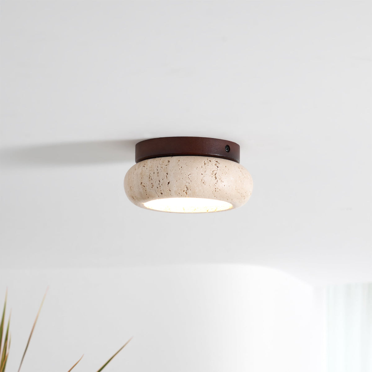 Astra Plafonnier Mini Donut en Travertin