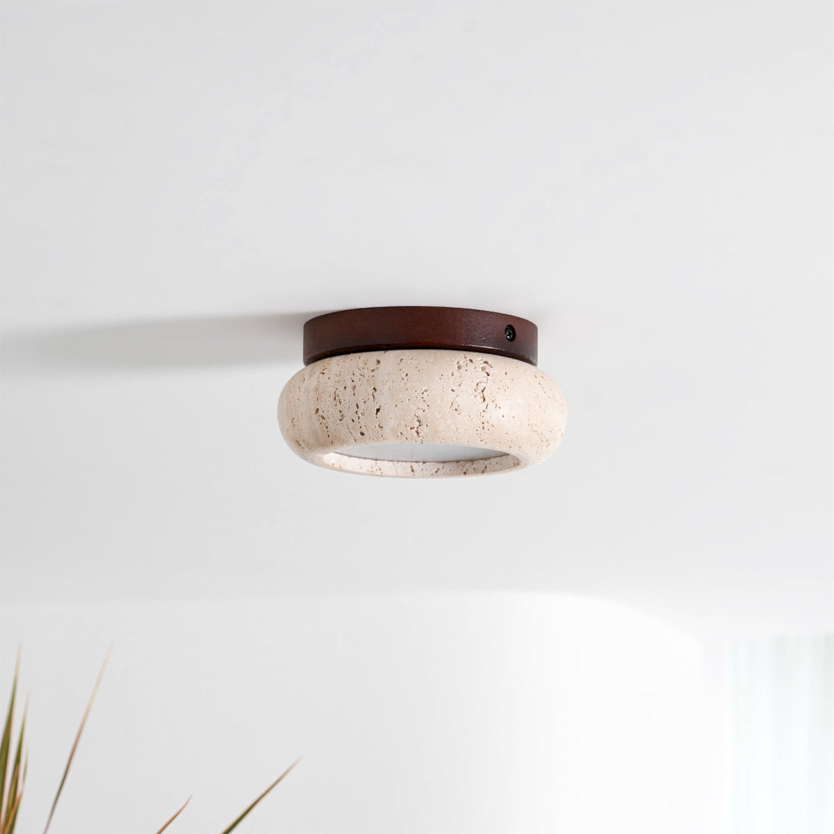 Astra Plafonnier Mini Donut en Travertin