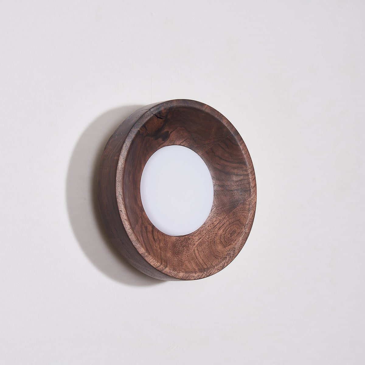 Seliana Lampe Murale Bois de Noyer Acrylique