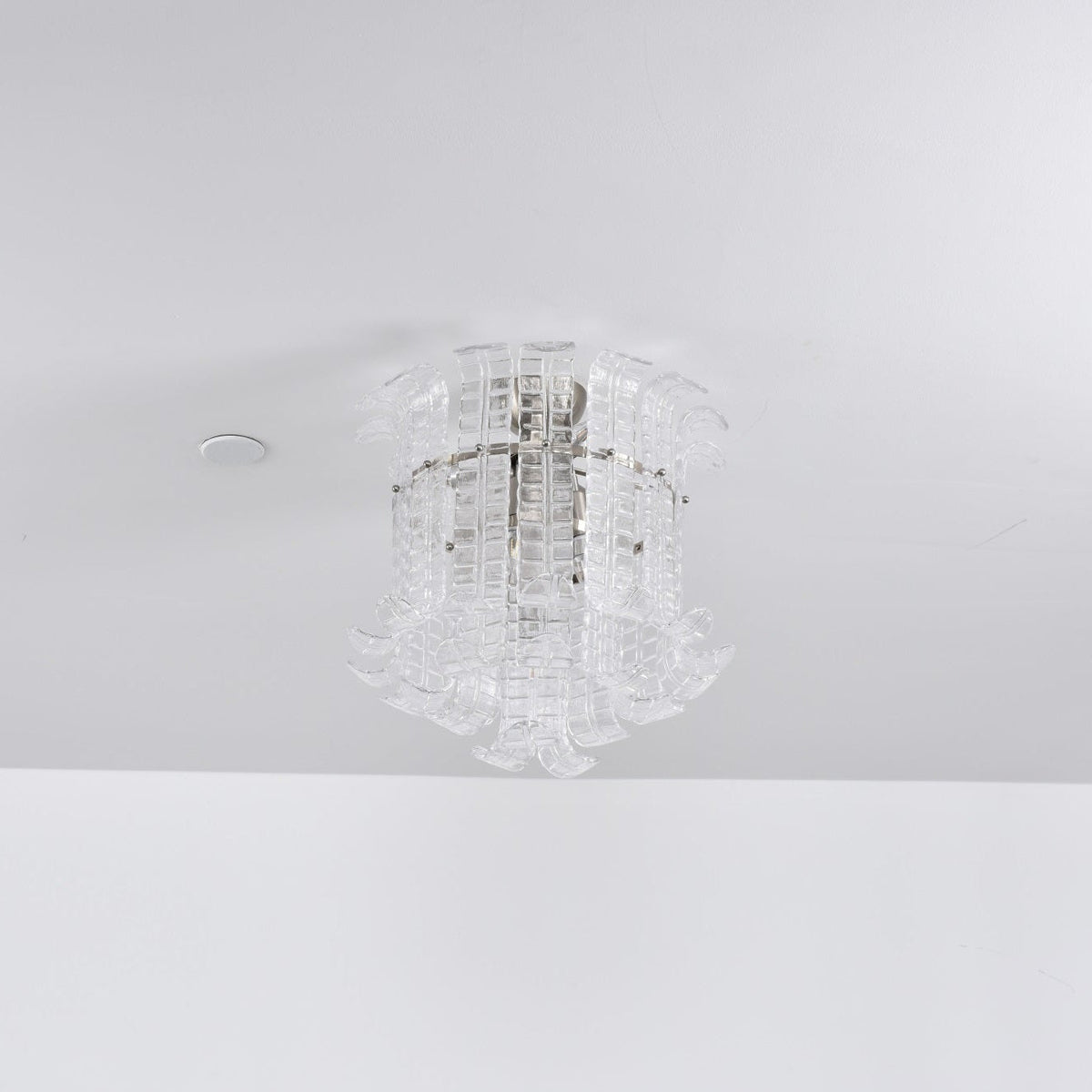 Claria Lampe de Plafond en Verre de Murano Clair