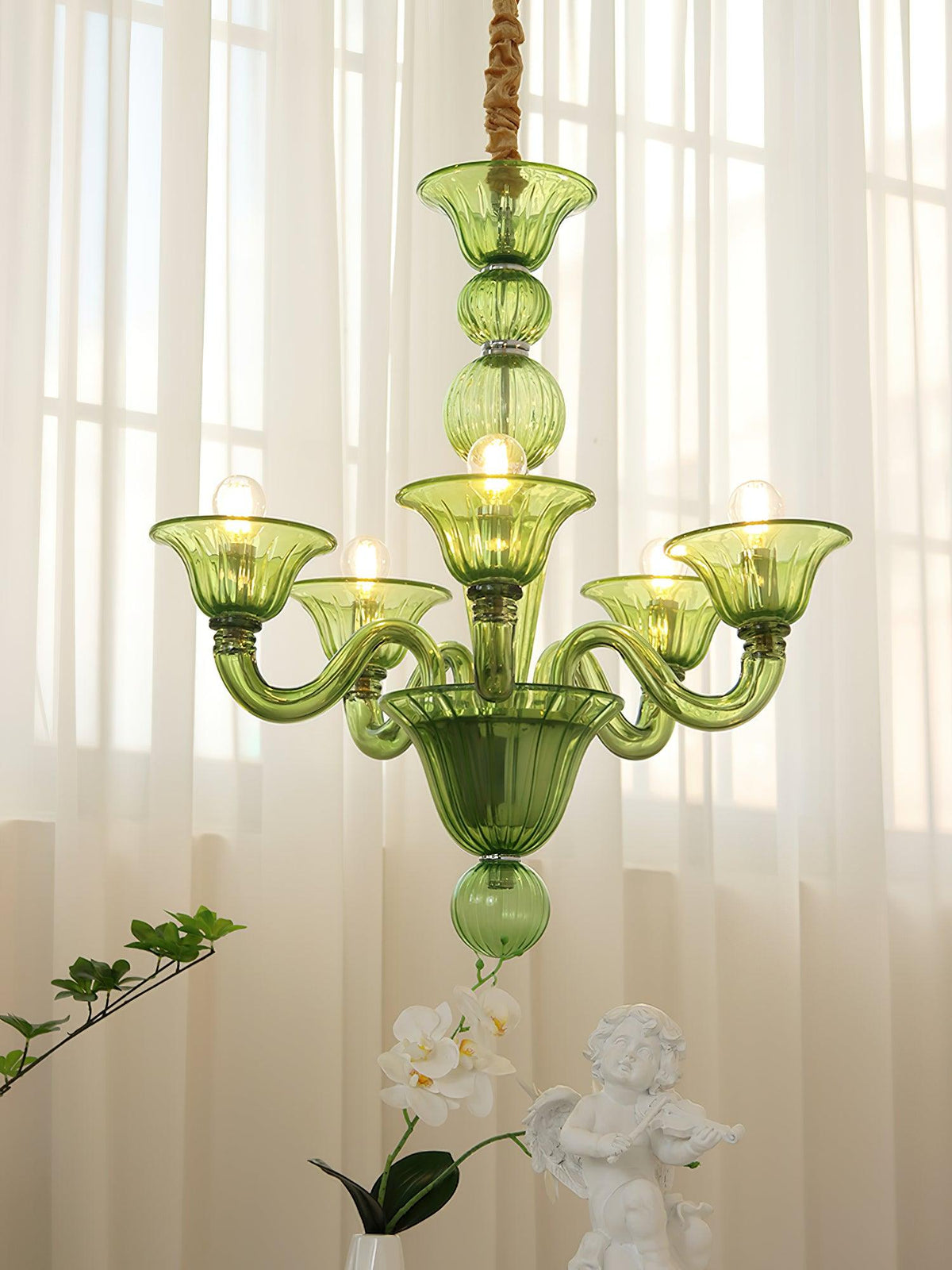 Wileya Lustre Murano Glass Exotic
