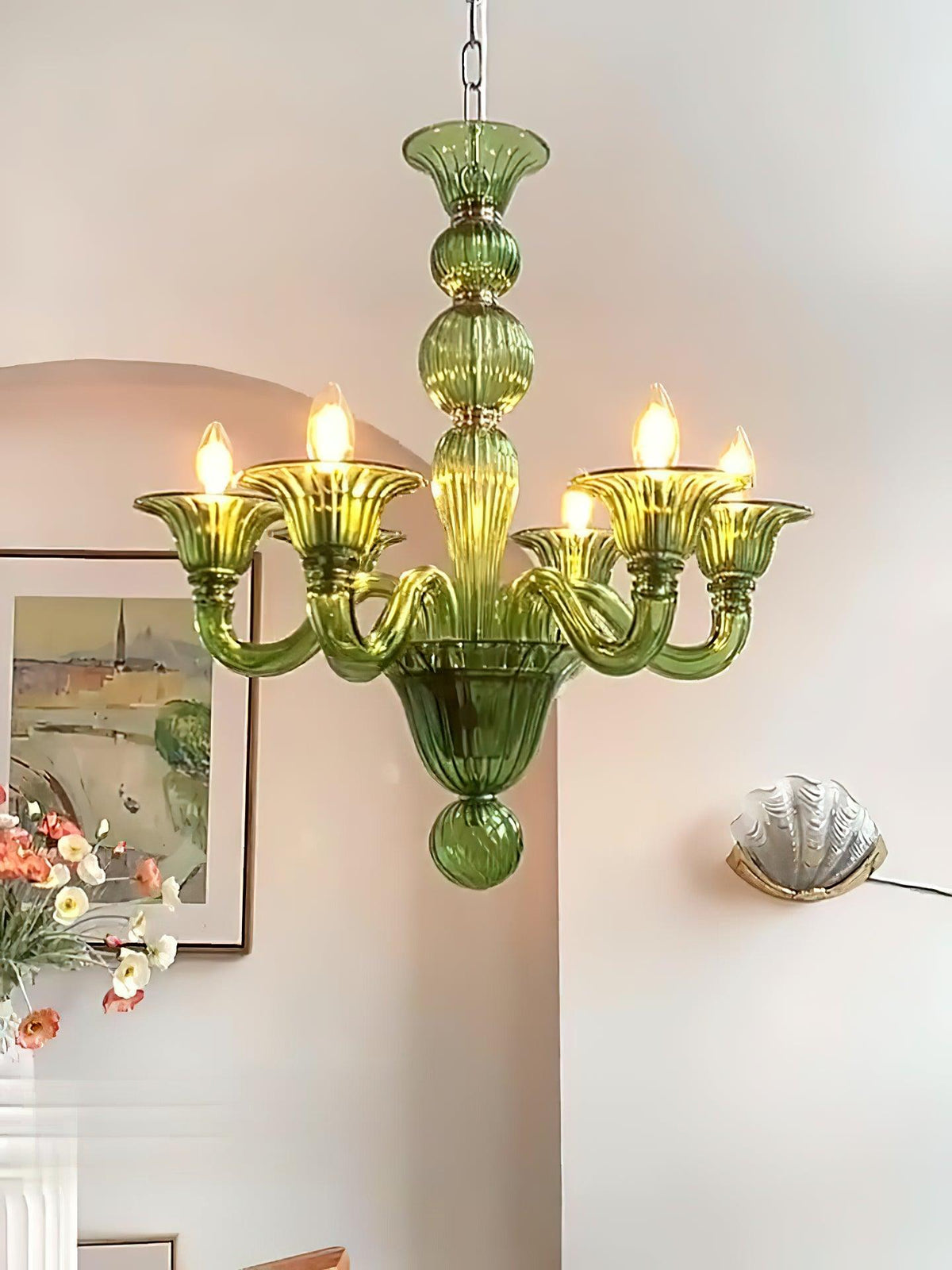 Wileya Lustre Murano Glass Exotic