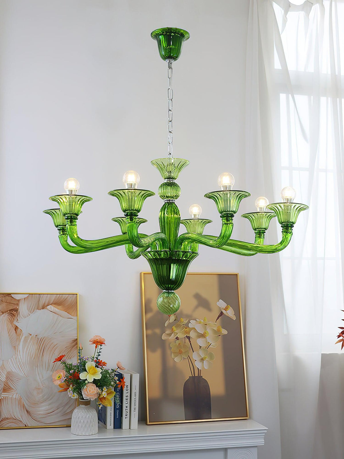 Wileya Lustre Murano Glass Exotic