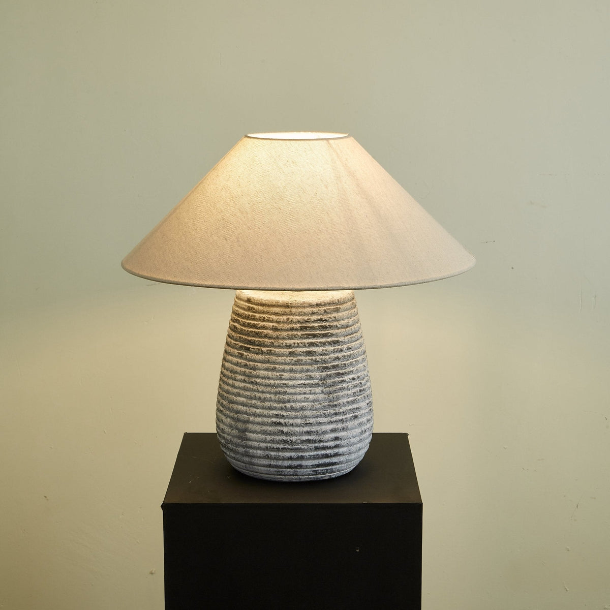 Clarissa Lampe de Table en Tissu Transparent