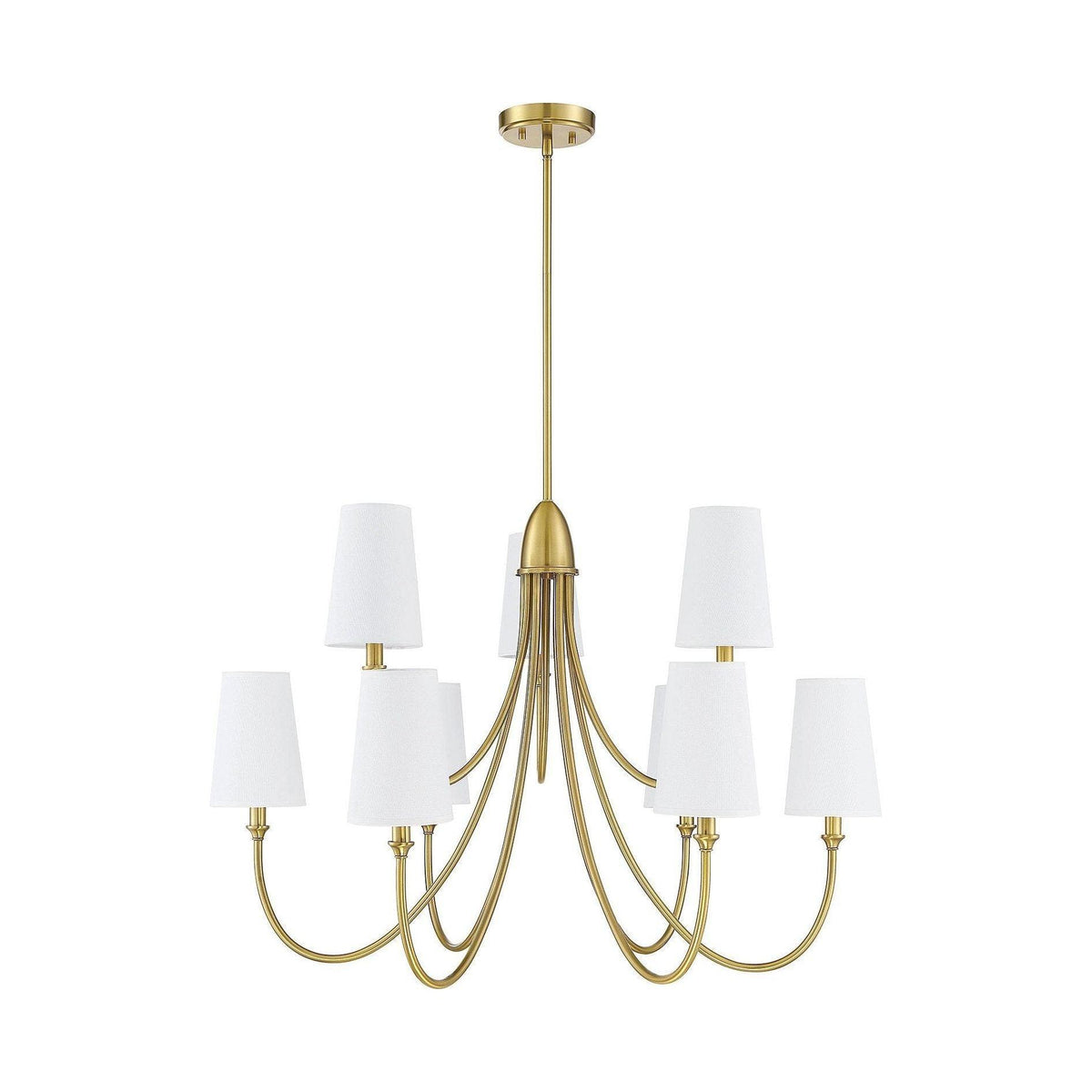 Premium Lustre Lumin Style Vintage-Industriel en Tissu et Métal