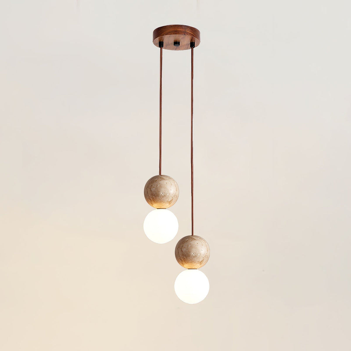 Eldiane Travertin Pendentif Lumière