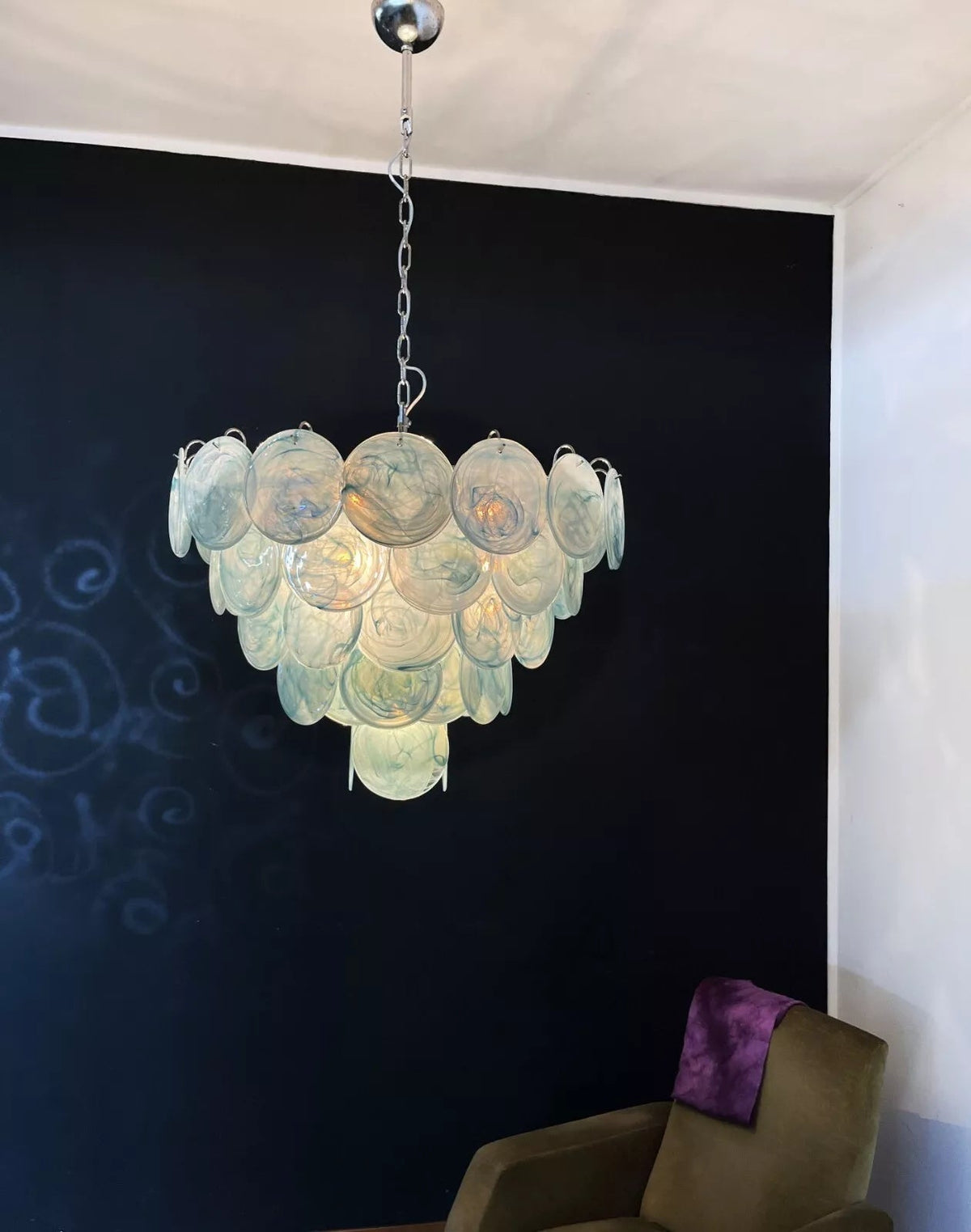 Noctis Lustre en Verre Murano Élégance Premium