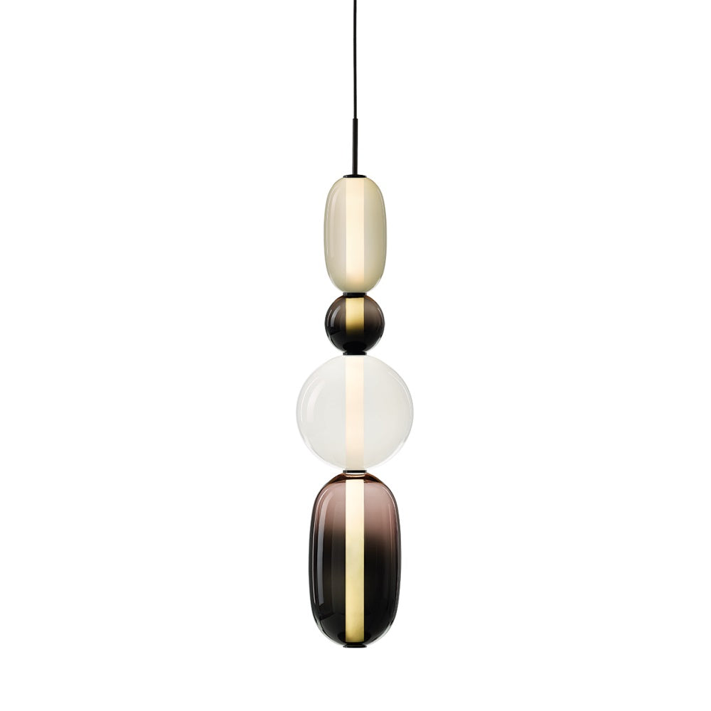 Zodore Prime Art Coloré Verre Suspension